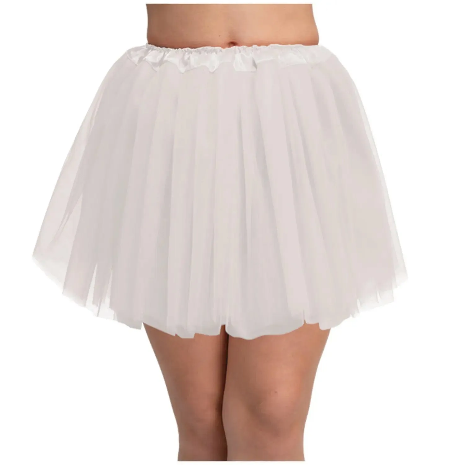 Adults Tutu Long Ballet Skirt Satin Waistband Fancy Dress 43cm