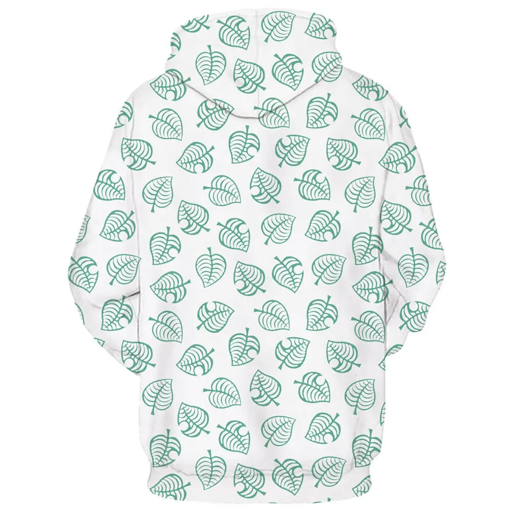 Animal Crossing: New Horizons Game Tom Nook Tanuki Raccoon New Leaf White Unisex Adult Cosplay 3D Print Hoodie Pullover Sweatshirt