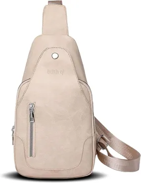 Anti-theft Crossbody Bags for Women, Beige Cross Body Purses for Women, Women's Crossbody Handbags, Vegan Leather Bag