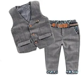 Baby Vintage Style and Wedding Tuxedo Waistcoat Outfit Suit