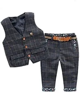 Baby Vintage Style and Wedding Tuxedo Waistcoat Outfit Suit