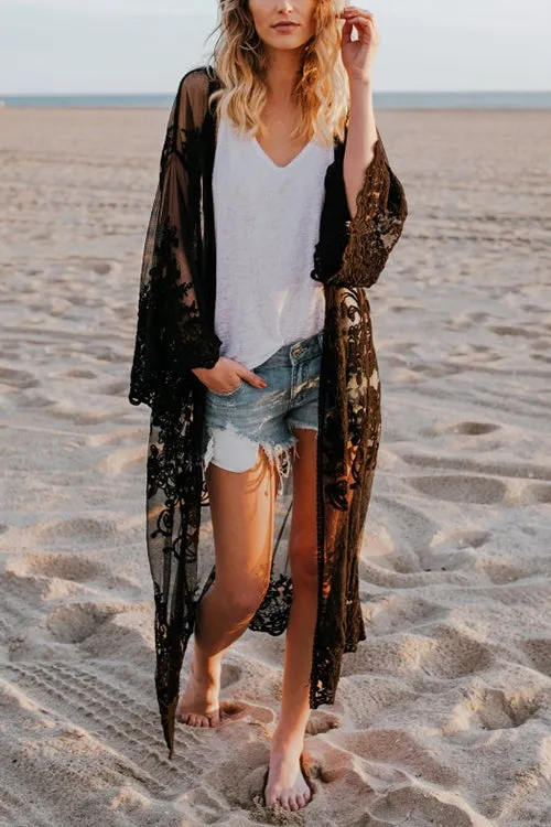 Beach Side Lace Kimono