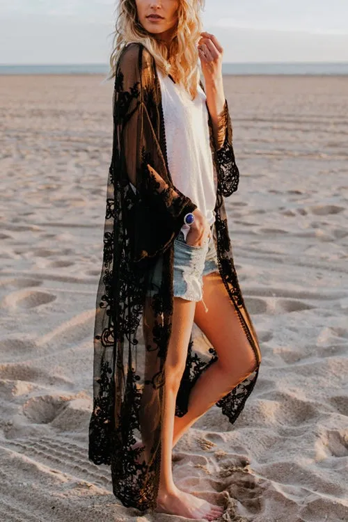 Beach Side Lace Kimono