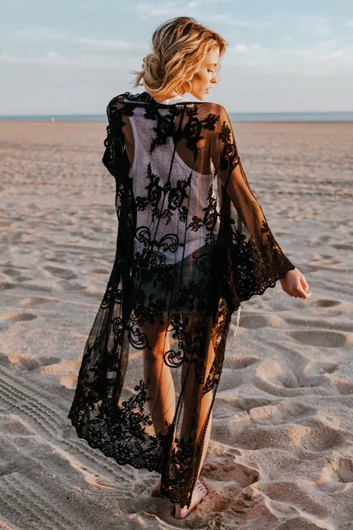 Beach Side Lace Kimono