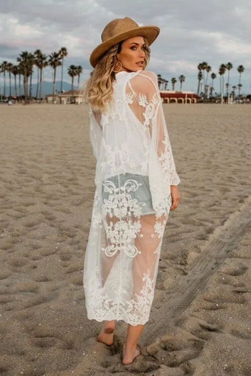 Beach Side Lace Kimono