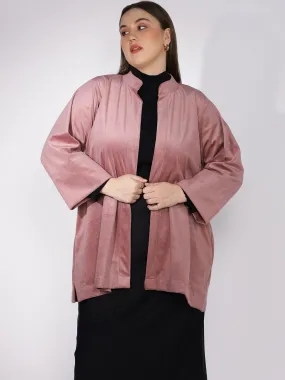 Blush Suede Short Jacket