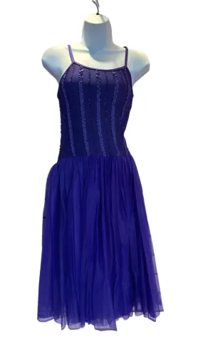 Body Wrappers Adult Glissade Deep Purple Juliet Dress T6204