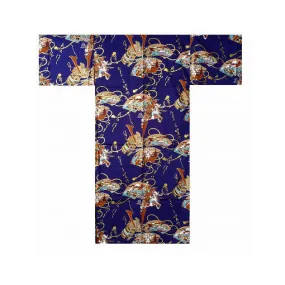 Boys' Yukata: Samurai Warrior (Cotton Satin)