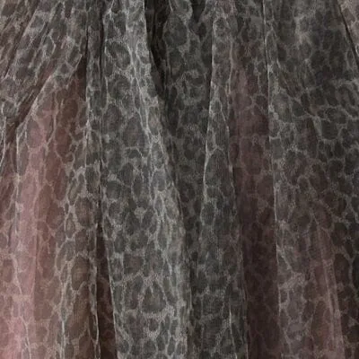 Cheetah Pink Tutu Skirt - Kids Size 3-Layer Tulle Basic Ballet Dance Costume Tutus for Girls
