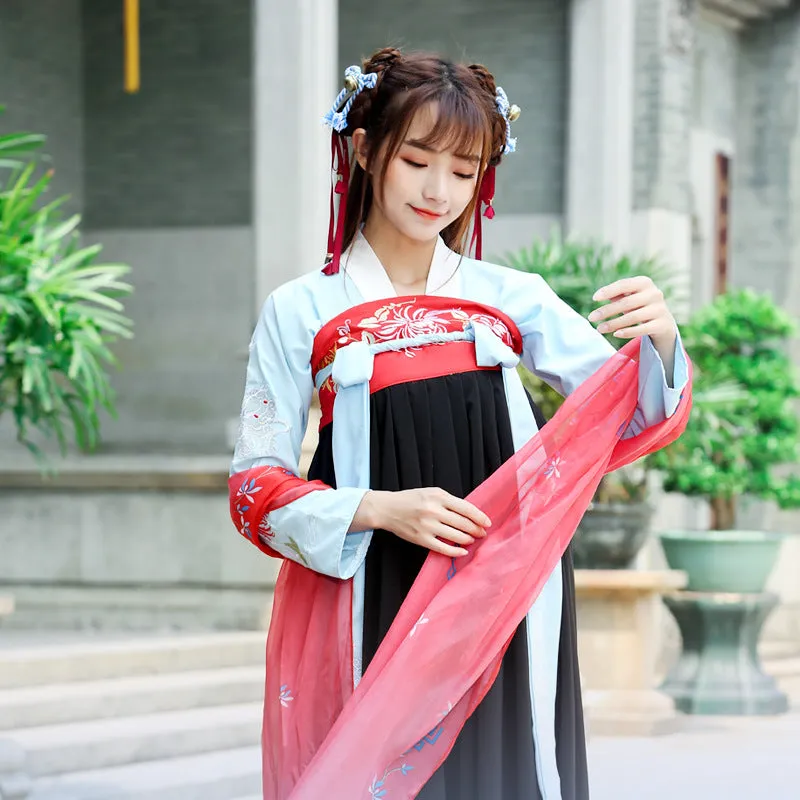 Chinese Traditional Dress Chest-High Dress Tang Ancient Costume Performance Performance Wear
