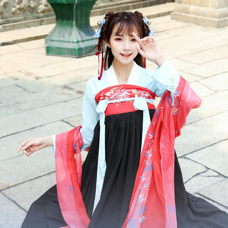 Chinese Traditional Dress Chest-High Dress Tang Ancient Costume Performance Performance Wear