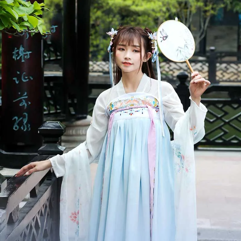 Chinese Traditional Dress Chest-High Dress Tang Ancient Costume Performance Performance Wear