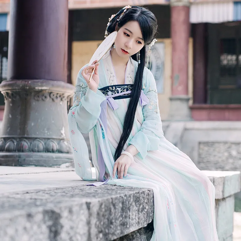 Chinese Traditional Dress Summer Princess Swing Dress