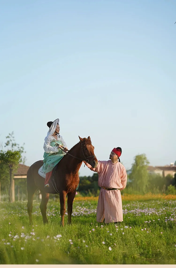 Chu Tang 初唐 Early Tang Weimao Veiled Brim Square Top Hat
