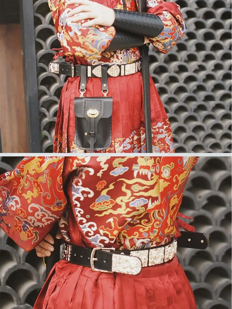 Chu Yun 出云 Leaving Clouds Ming Dynasty Unisex Two Panel Belt