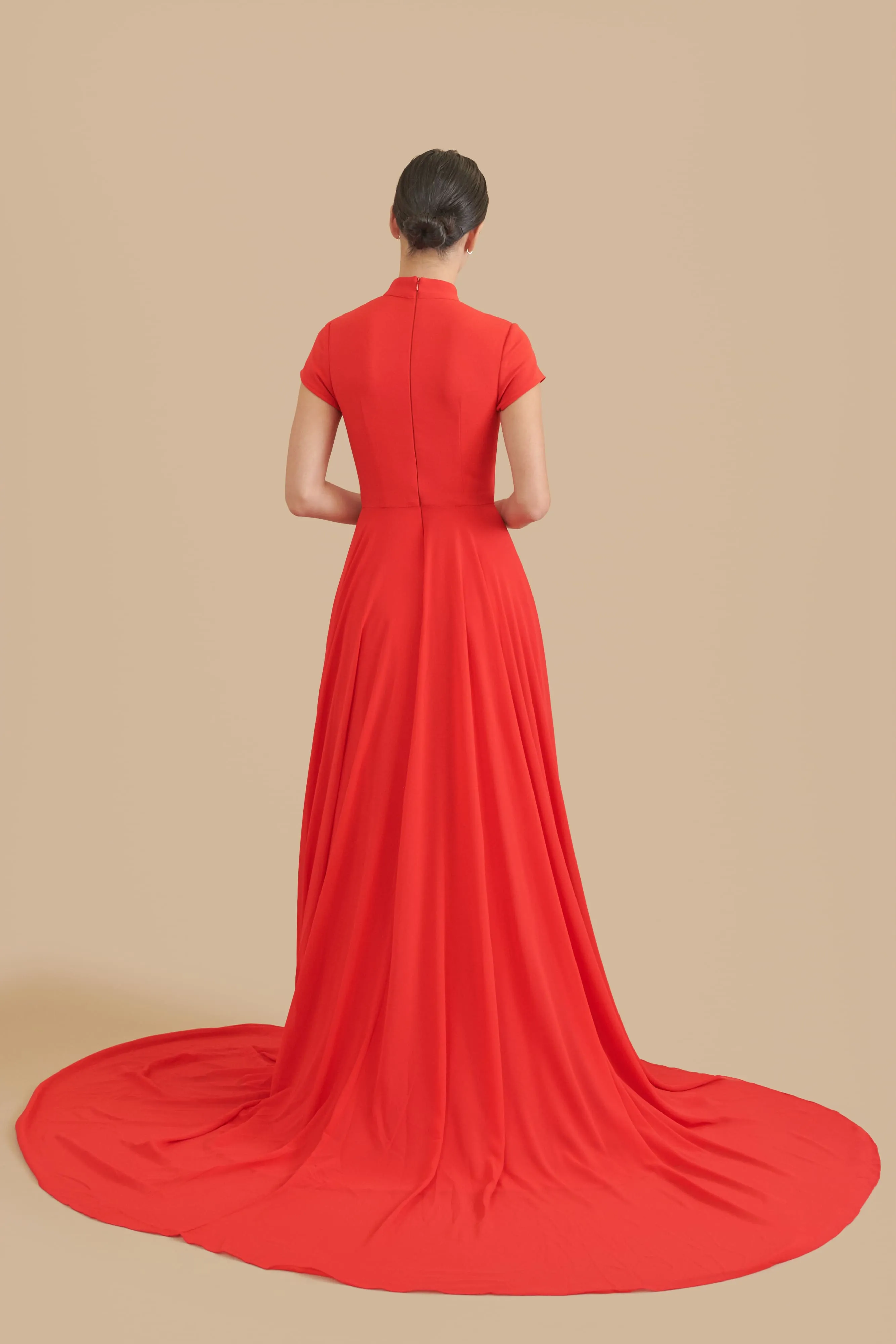Connie Bespoke Dress | Red Chinese Wedding Dress