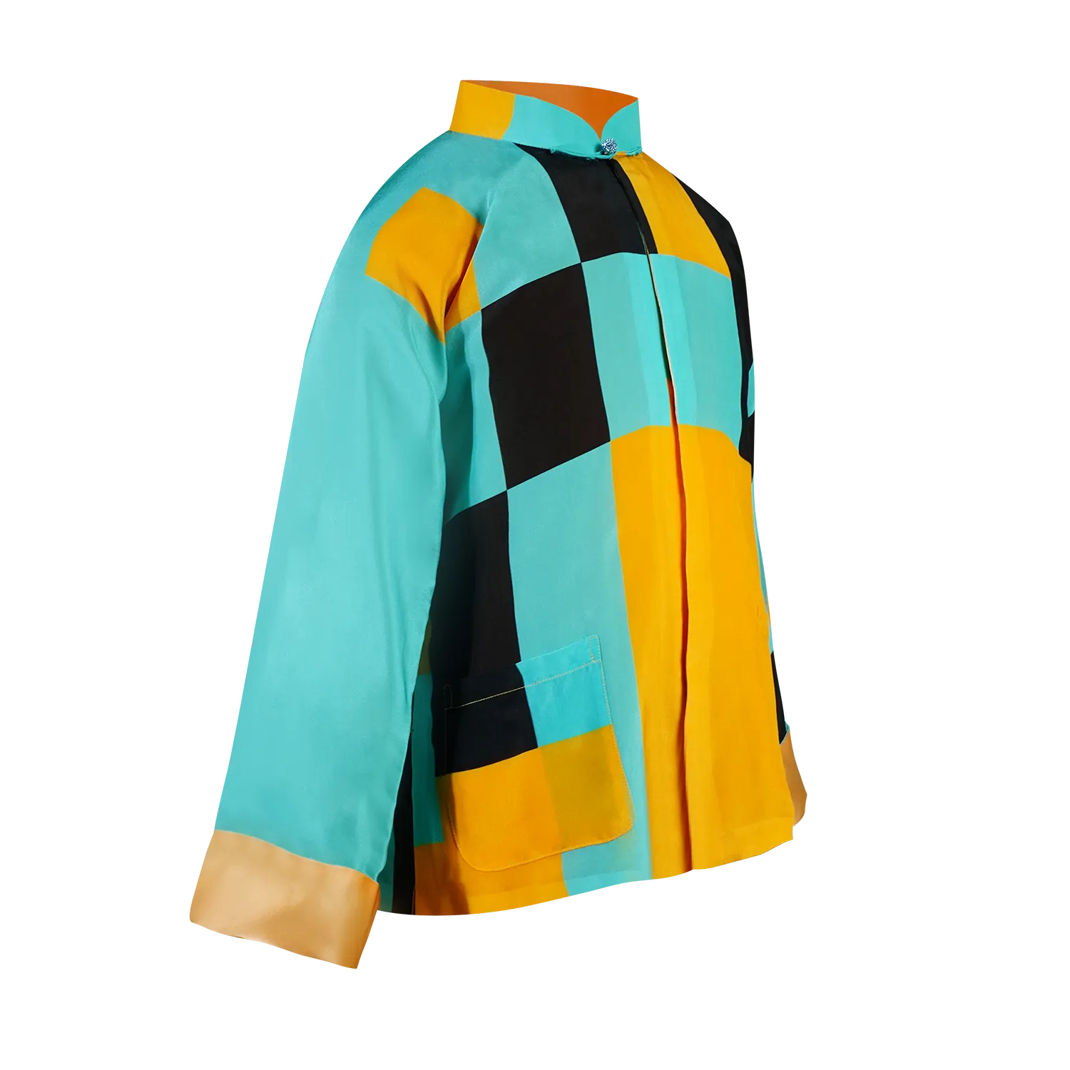 【CORBUSIER】100% Silk Mini Tang Jacket