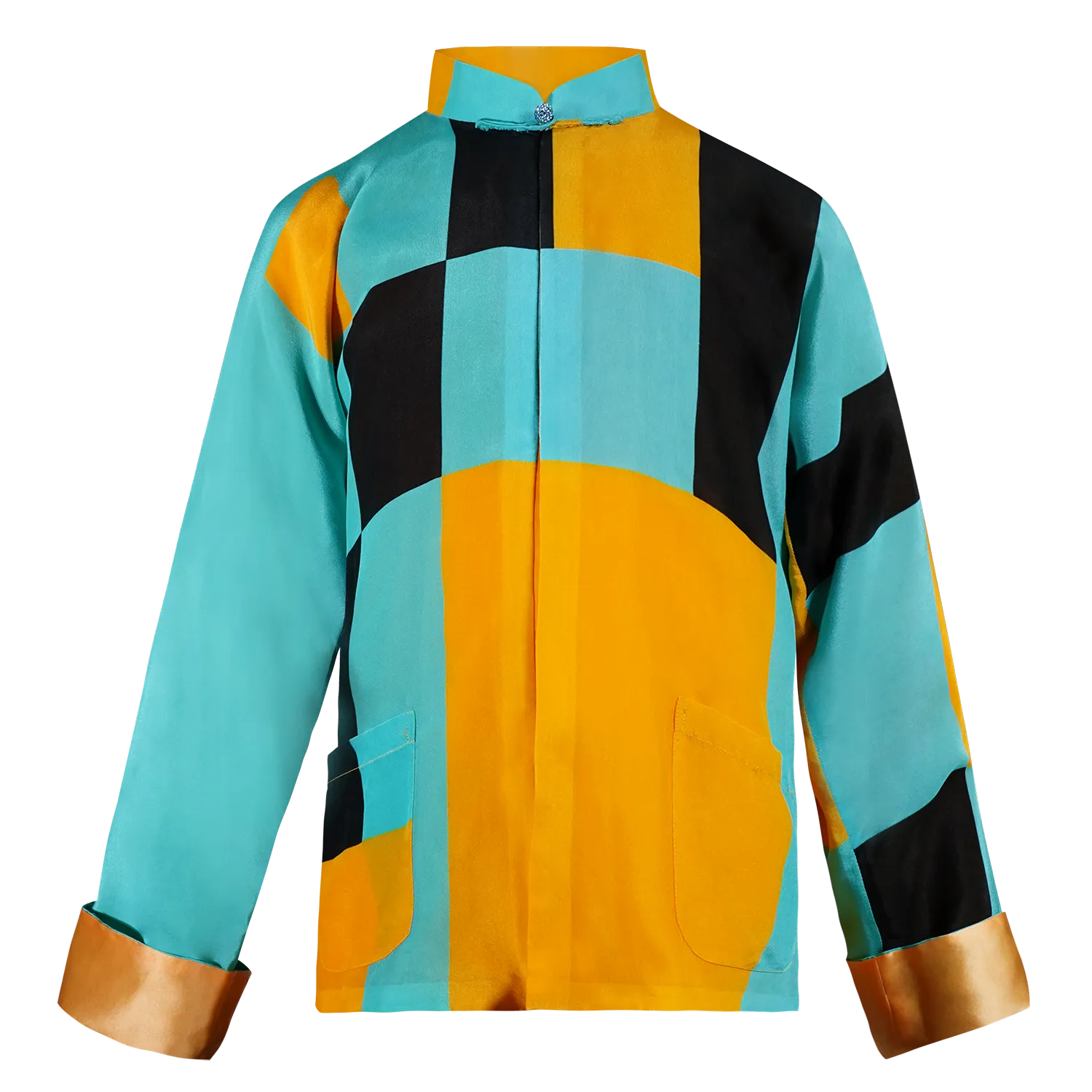【CORBUSIER】100% Silk Mini Tang Jacket