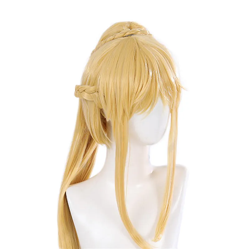 DokiDoki Game Fate/Grand Order Saber Arutoria Pendoragon Cosplay Wig Blonde Heat Resistant Hair
