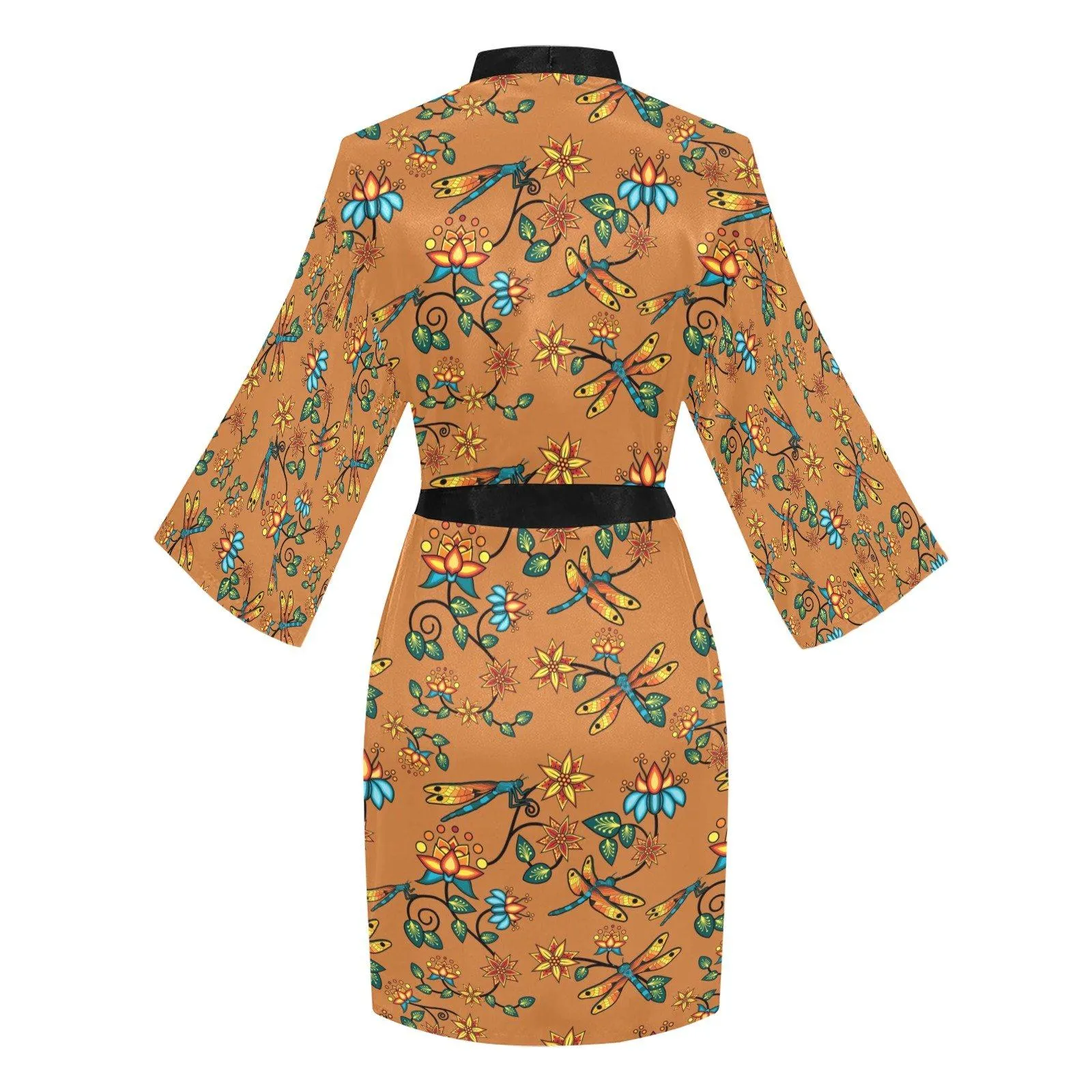 Dragon Lily Sierra Long Sleeve Satin Robe