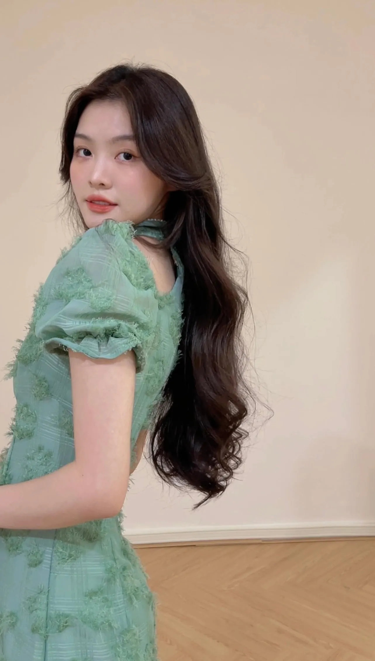 ELEGANT GREEN CHEONGSAM