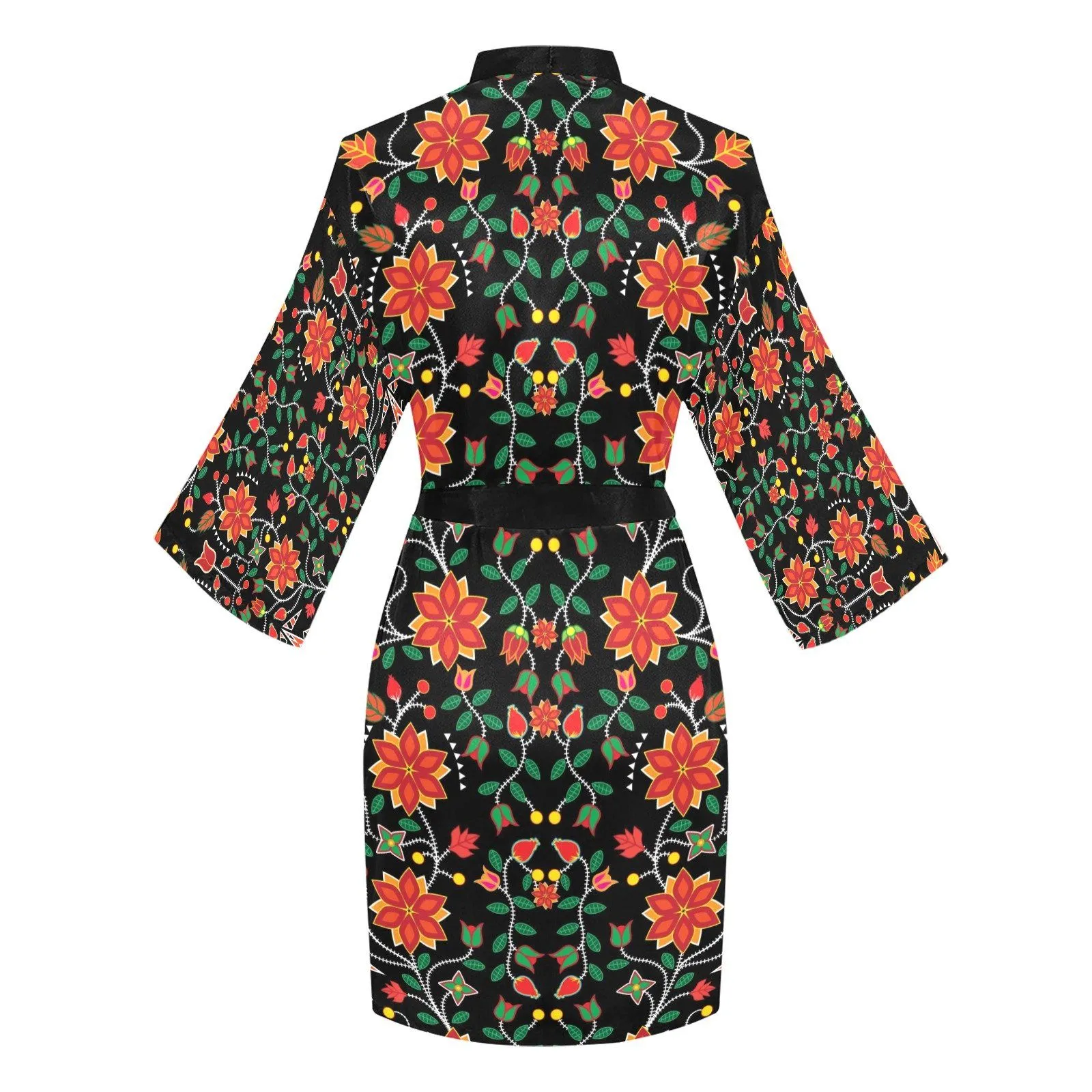 Floral Beadwork Six Bands Robe