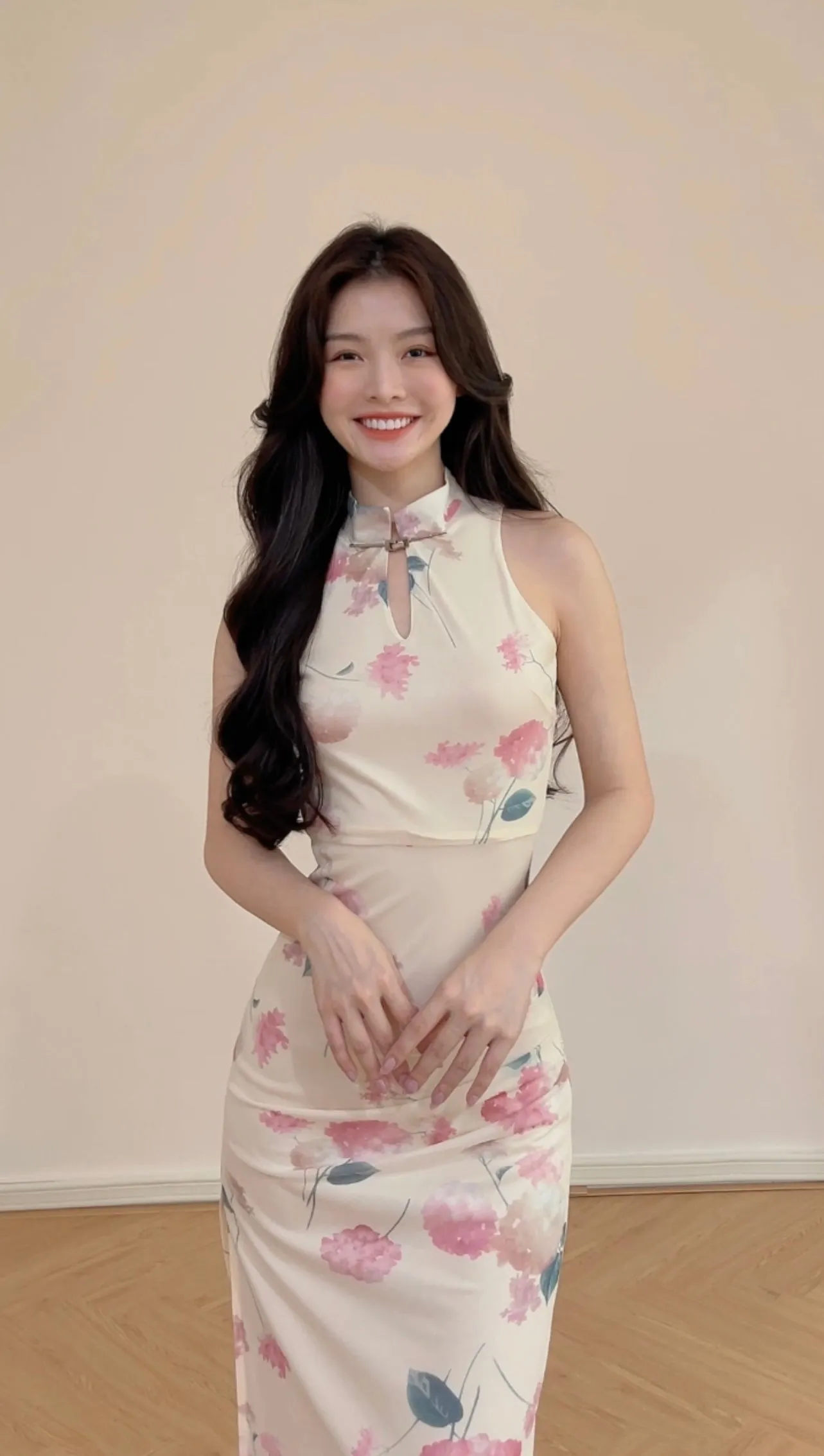 FLORAL LONG CHEONGSAM