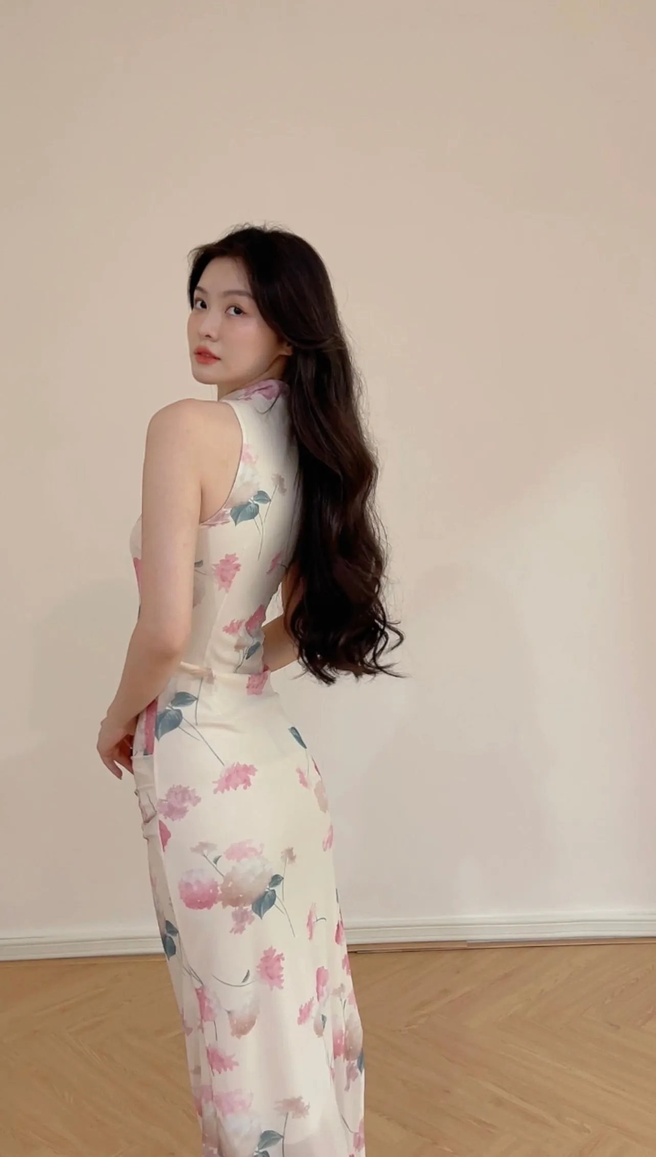 FLORAL LONG CHEONGSAM