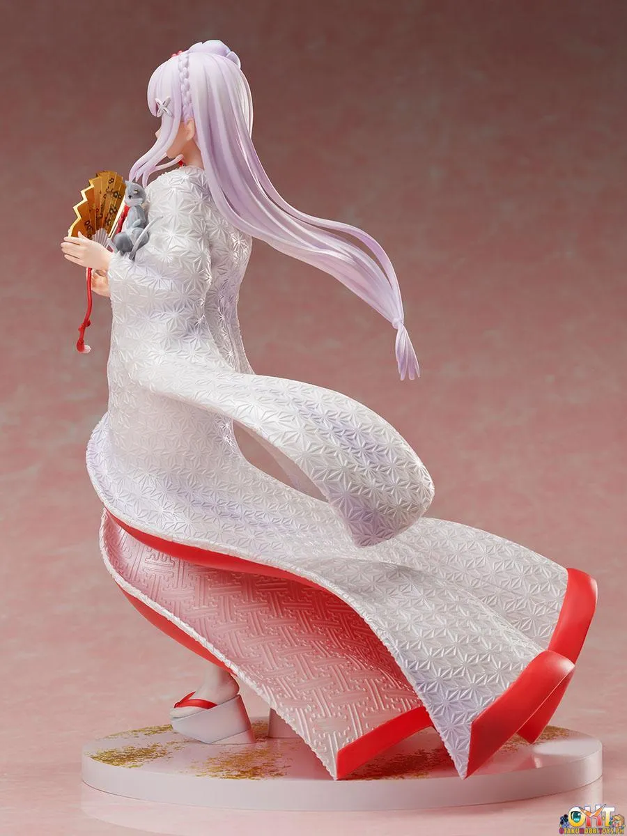FuRyu 1/7 Emilia Shiromuku Ver - Re ZERO -Starting Life in Another World-