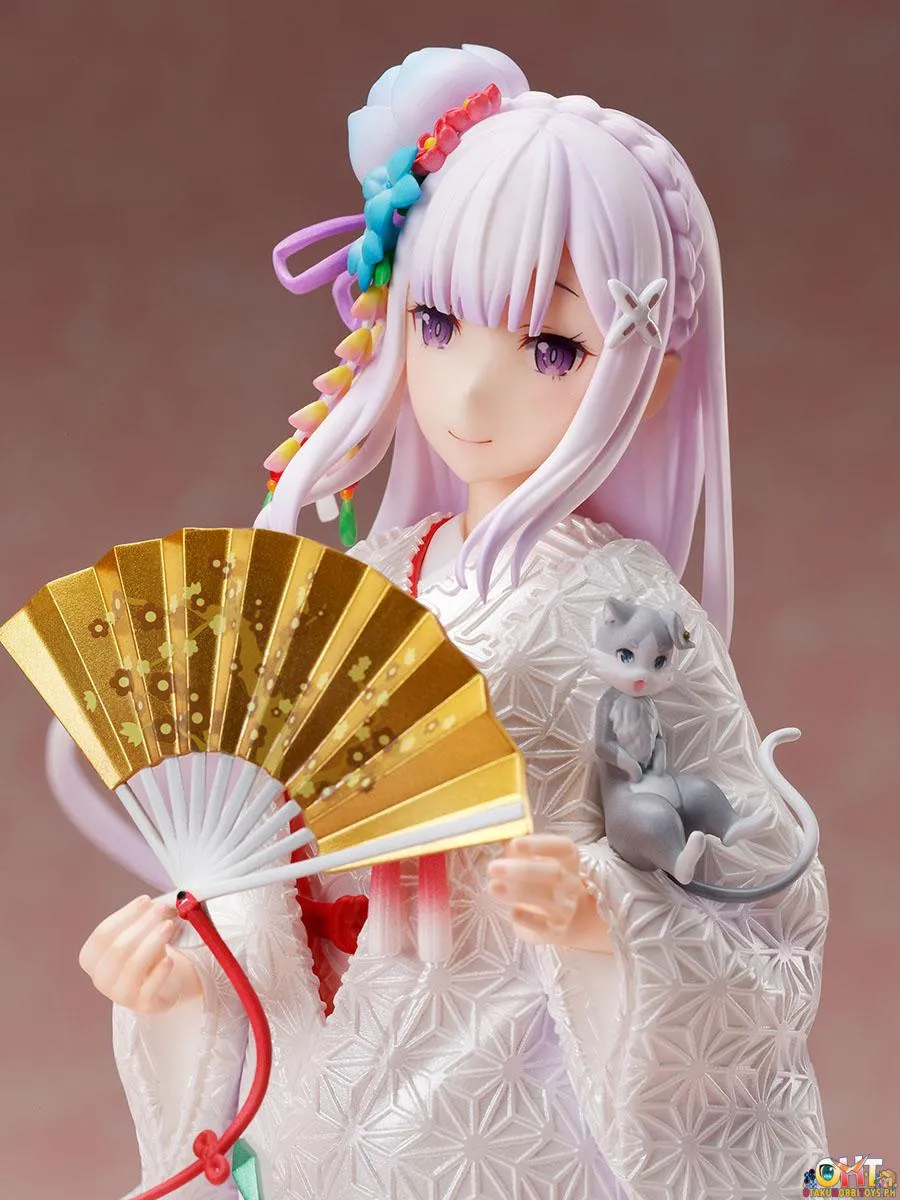 FuRyu 1/7 Emilia Shiromuku Ver - Re ZERO -Starting Life in Another World-
