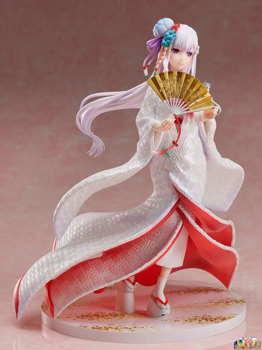 FuRyu 1/7 Emilia Shiromuku Ver - Re ZERO -Starting Life in Another World-