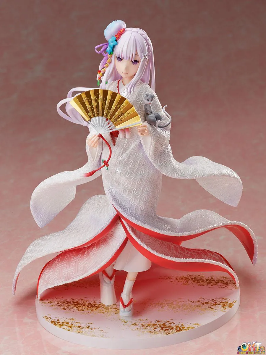 FuRyu 1/7 Emilia Shiromuku Ver - Re ZERO -Starting Life in Another World-