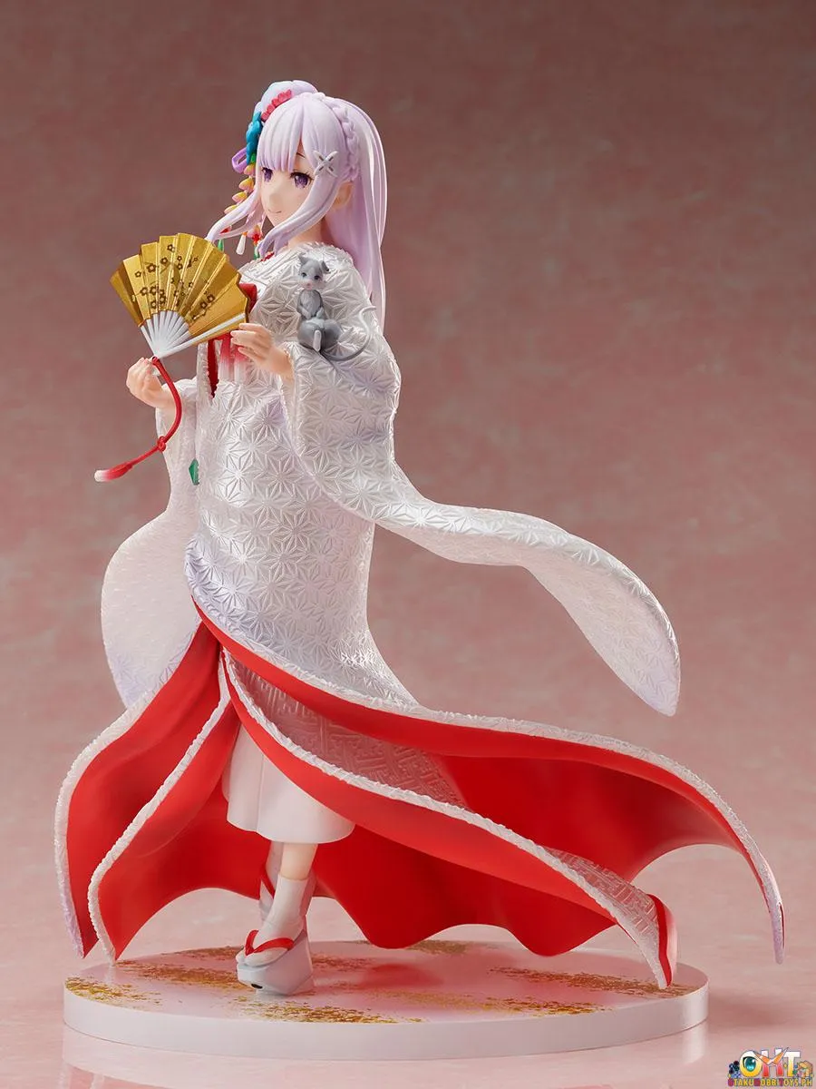 FuRyu 1/7 Emilia Shiromuku Ver - Re ZERO -Starting Life in Another World-