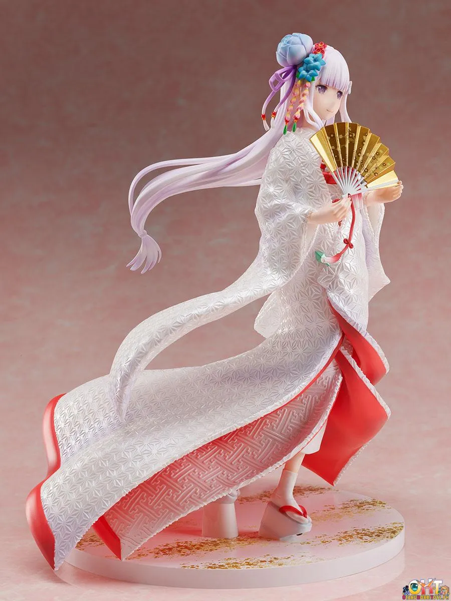 FuRyu 1/7 Emilia Shiromuku Ver - Re ZERO -Starting Life in Another World-