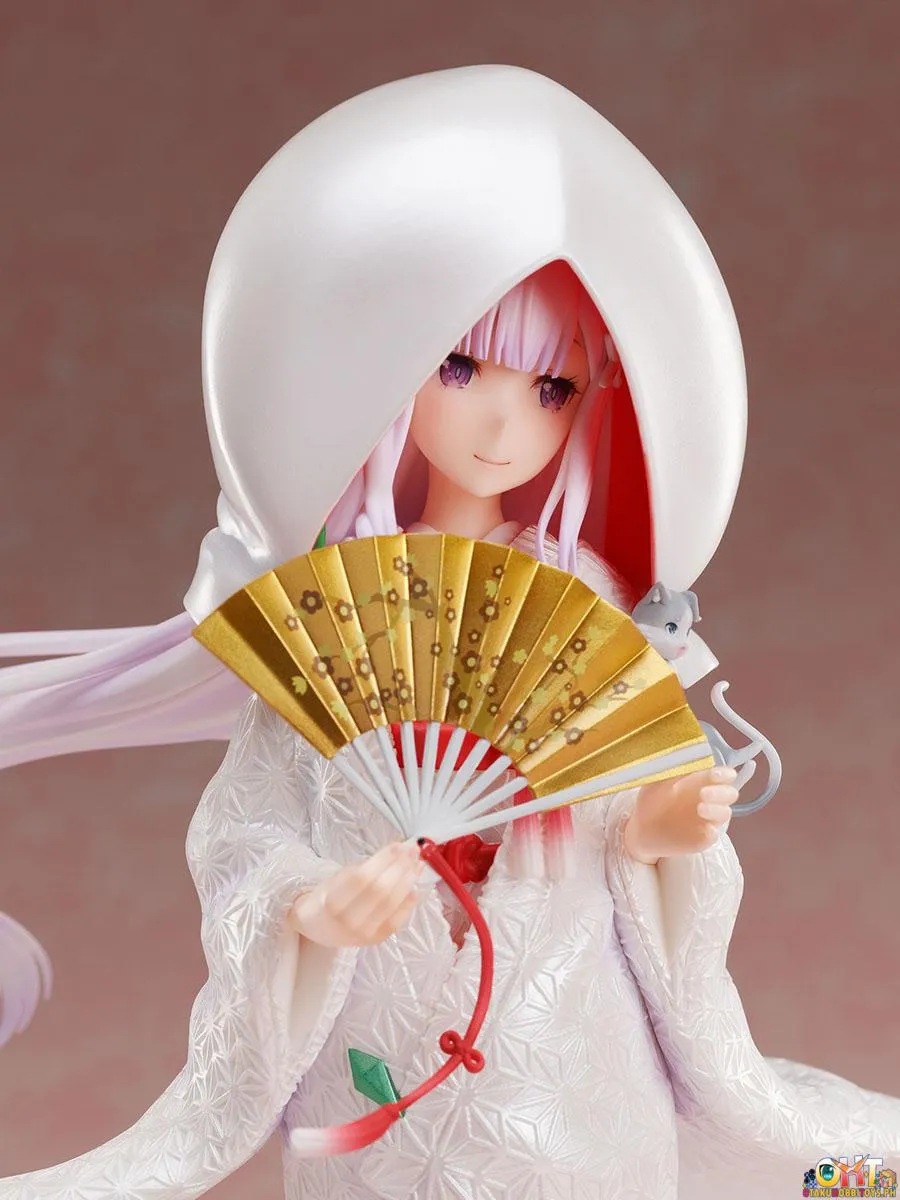 FuRyu 1/7 Emilia Shiromuku Ver - Re ZERO -Starting Life in Another World-
