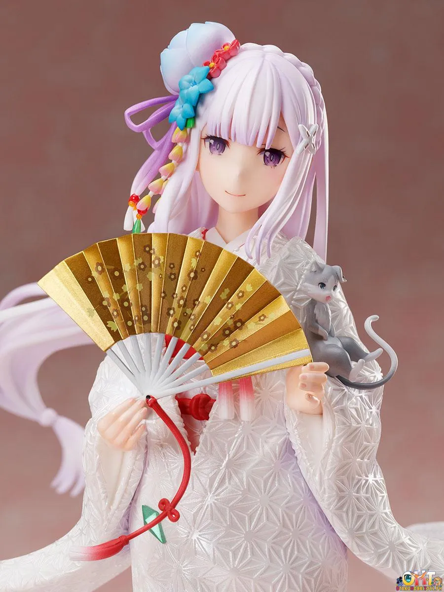 FuRyu 1/7 Emilia Shiromuku Ver - Re ZERO -Starting Life in Another World-