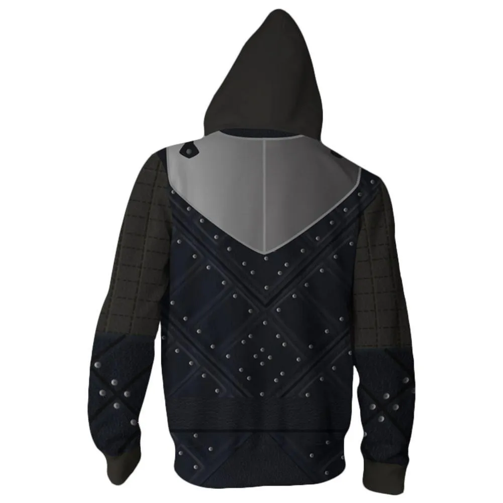 Game of Thrones Unisex Jon snow Zip Sweater Hoodie