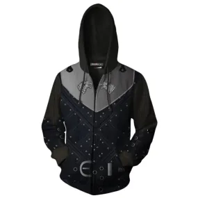 Game of Thrones Unisex Jon snow Zip Sweater Hoodie