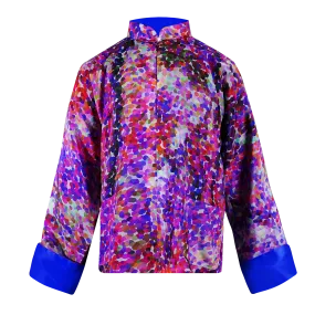 【GARDEN】100% Silk Mini Tang Jacket