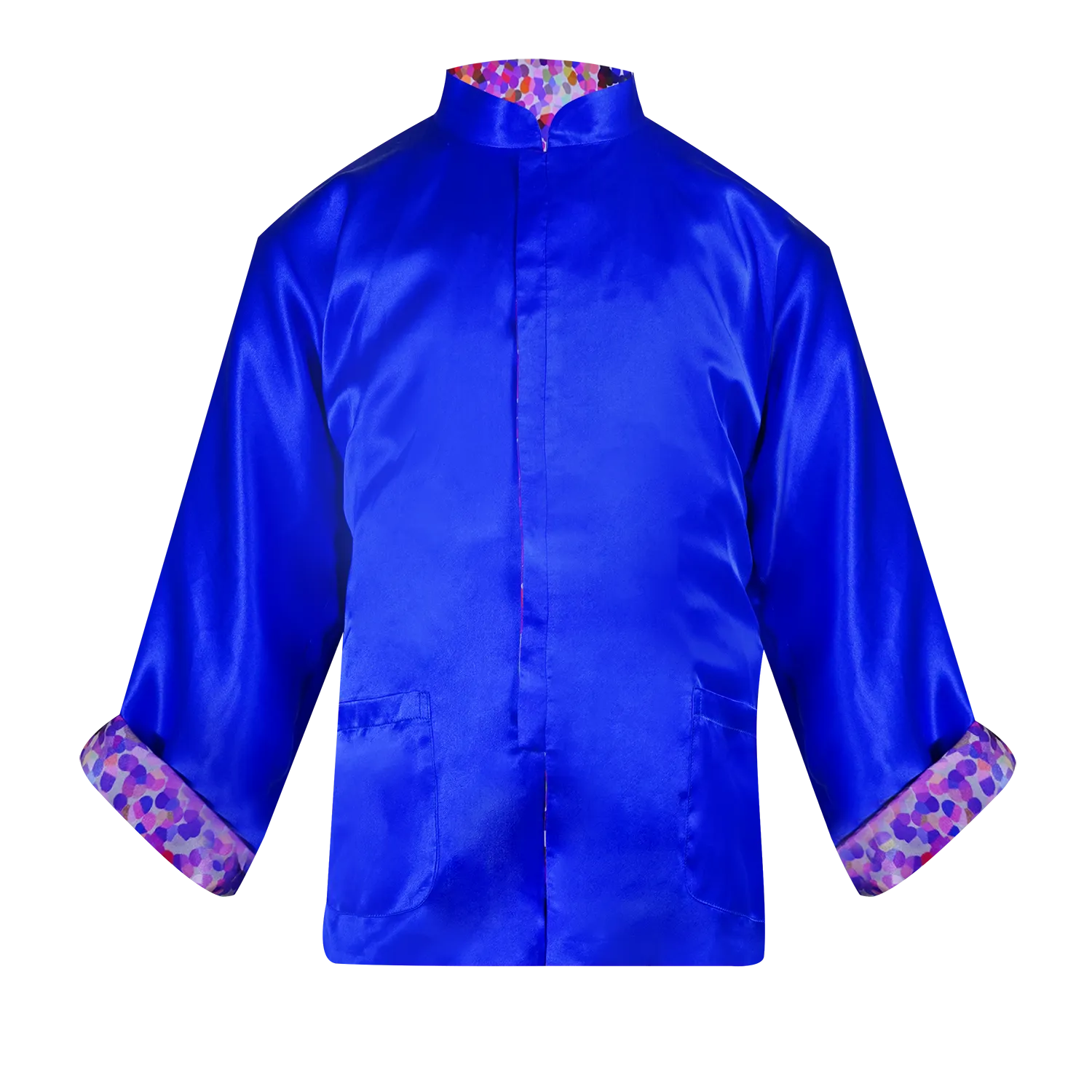 【GARDEN】100% Silk Mini Tang Jacket