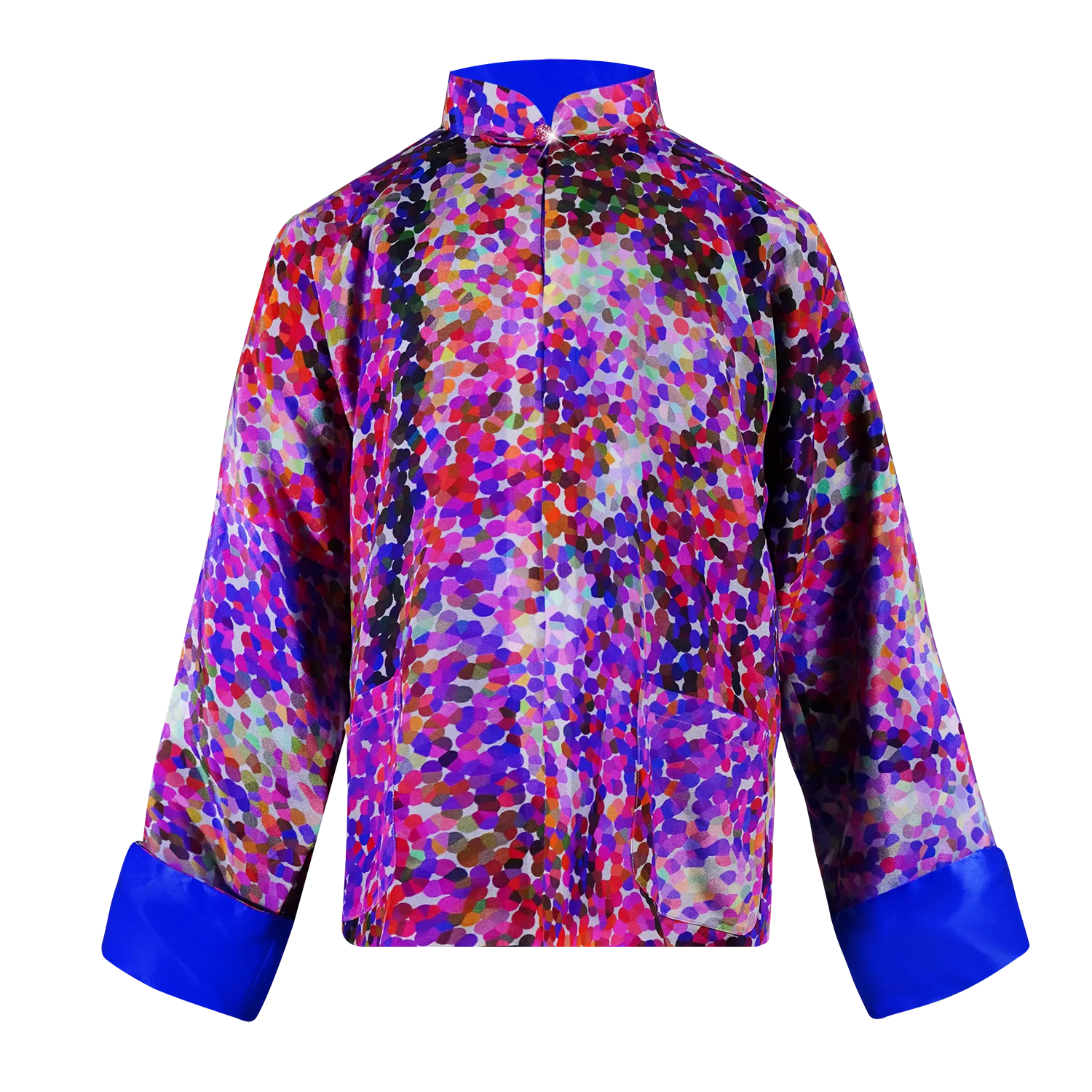 【GARDEN】100% Silk Mini Tang Jacket