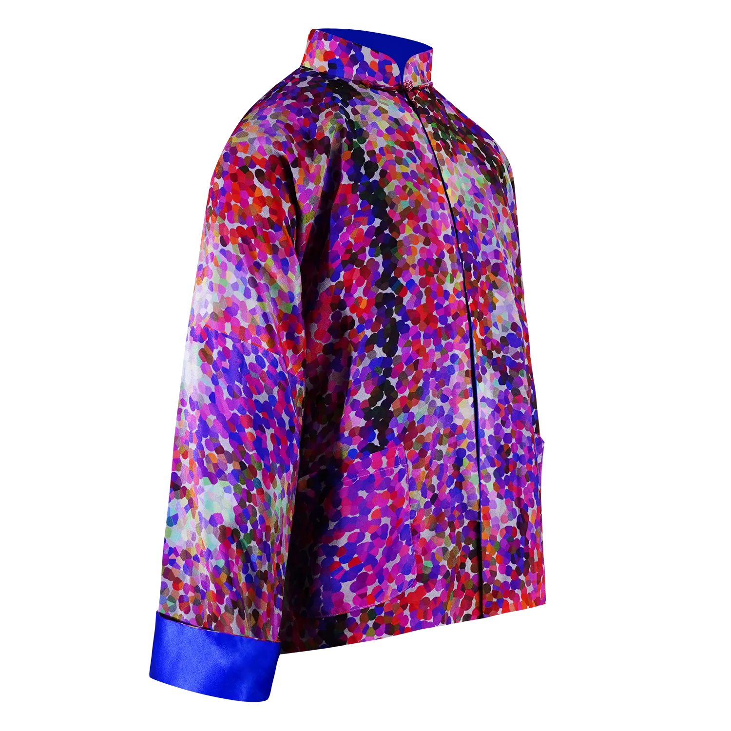 【GARDEN】100% Silk Mini Tang Jacket