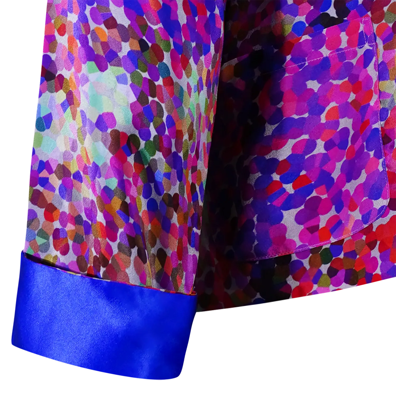 【GARDEN】100% Silk Mini Tang Jacket