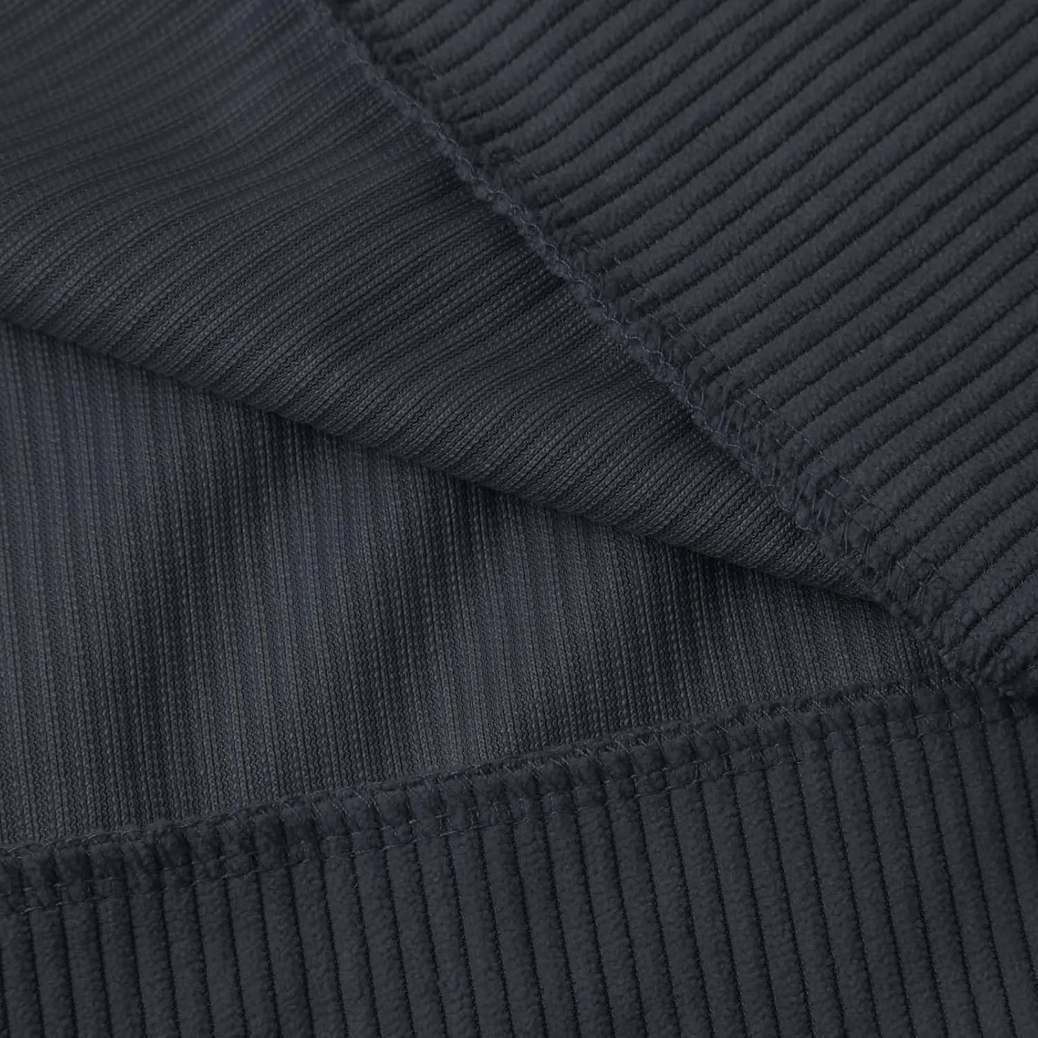 GIERIDUC Mens Corduroy Shirts Casual Lapel Collar Button Up Patchwork Pullover Mock Neck Long Sleeve Sweaters Polo Sweatshirt