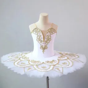 Girls Ballet Tutu Dance Costumes Ballerina Pancake Dress