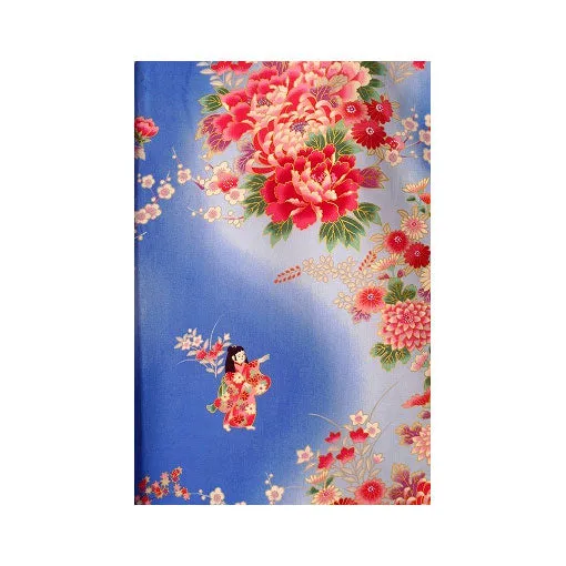 Girls' Yukata: Japanese Dolls