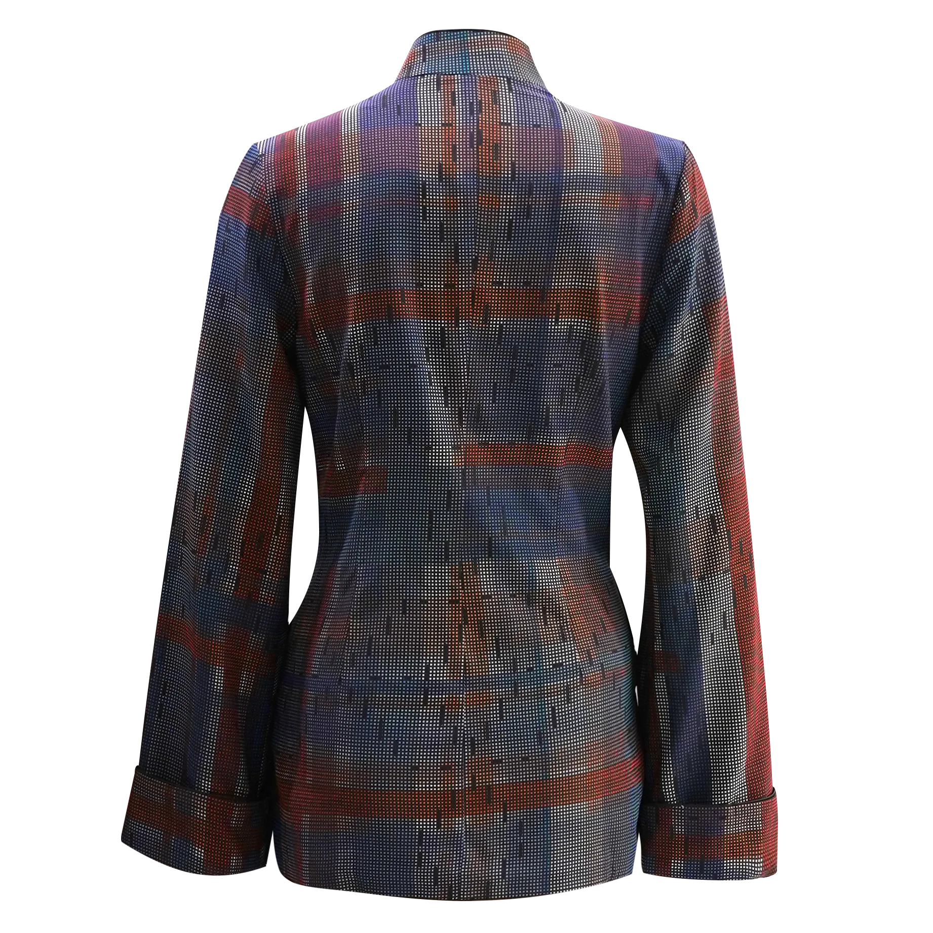 【HK SPIRIT】100% Silk Mini Tang Jacket (slanted front Opening)