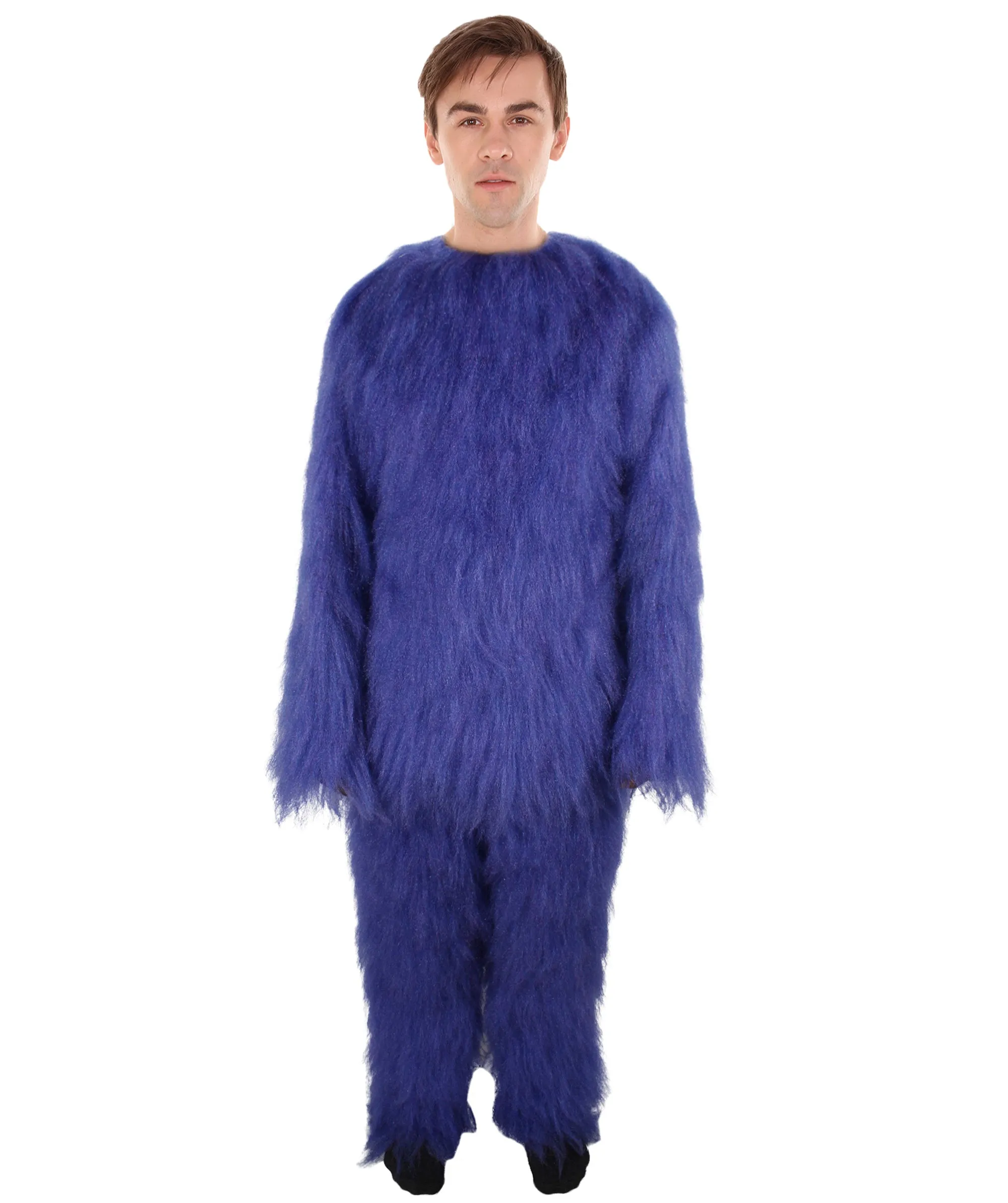 HPO Adult Unisex Cartoon Purple Furry Bug Costume| Perfect for Halloween| Flame-retardant Synthetic Fabric