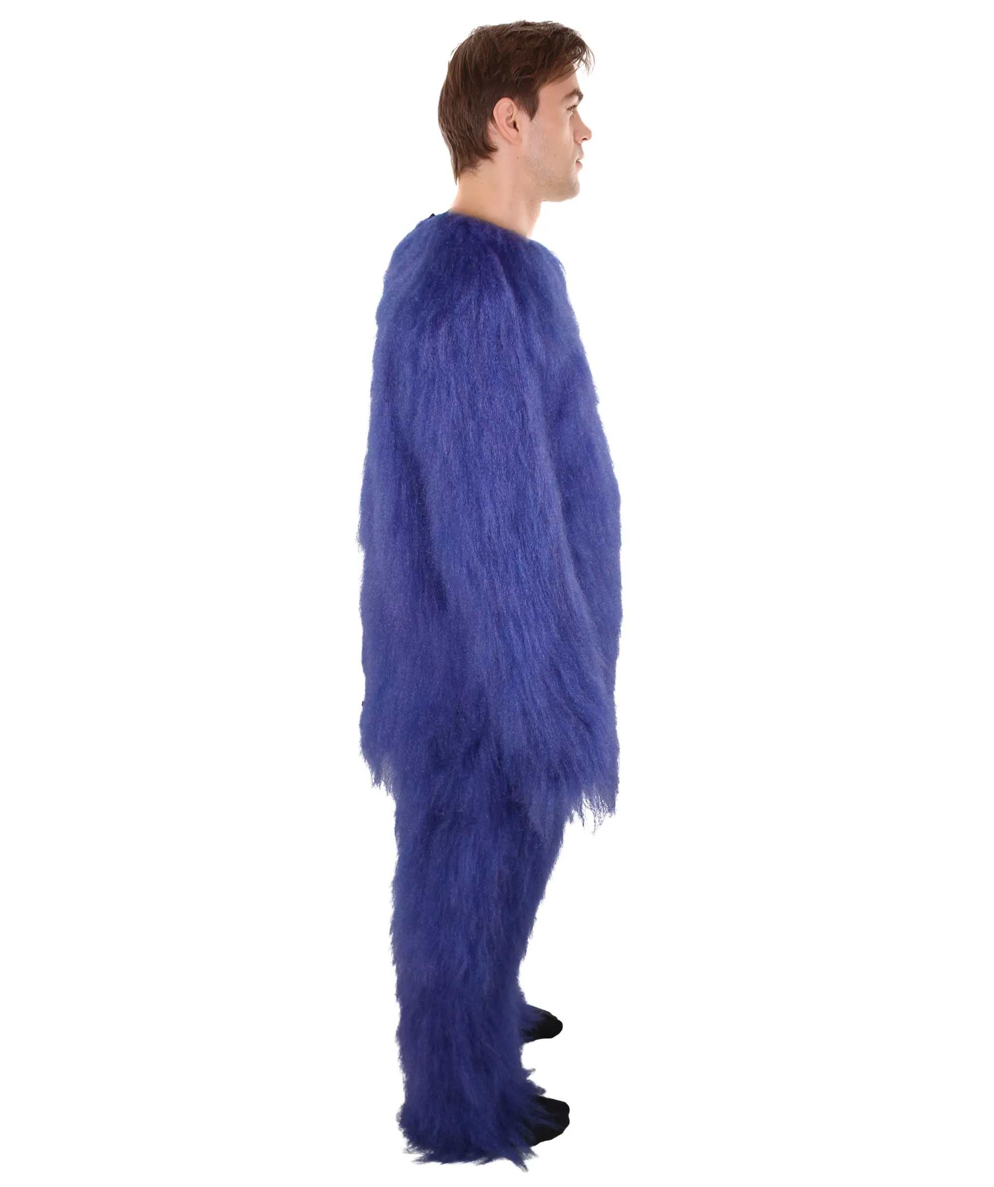 HPO Adult Unisex Cartoon Purple Furry Bug Costume| Perfect for Halloween| Flame-retardant Synthetic Fabric