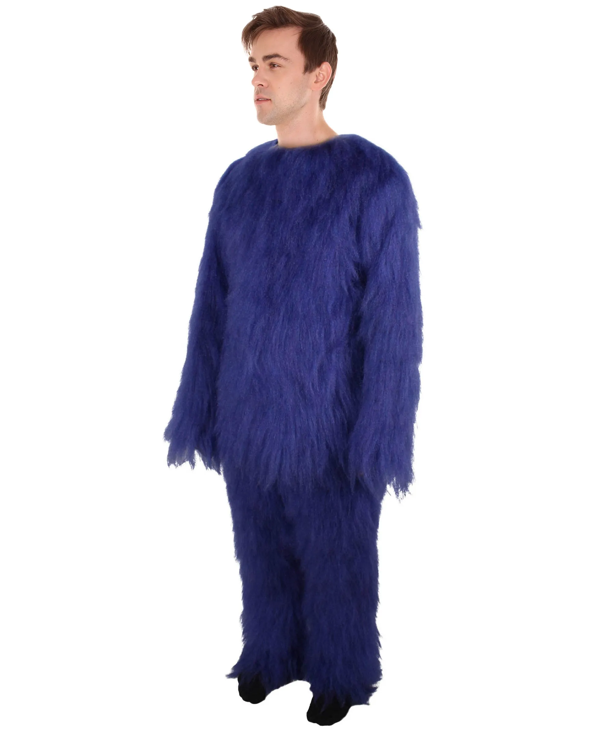 HPO Adult Unisex Cartoon Purple Furry Bug Costume| Perfect for Halloween| Flame-retardant Synthetic Fabric